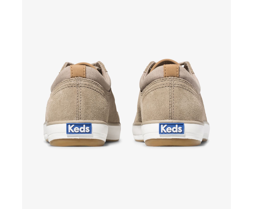 Πανινα Παπουτσια Γυναικεια - Keds Center Suede - Καφε - NVFEG1487